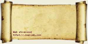 Željka Aksentijević vizit kartica